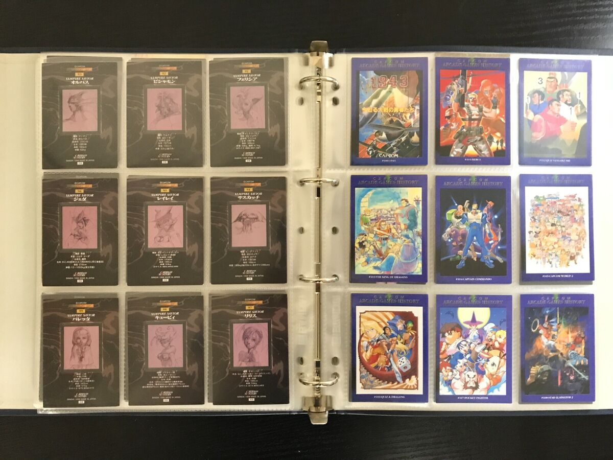 Full complete set ALL CAPCOM WORLD '98 TCG Card BANDAI JAPAN Full complete set ALL CAPCOM WORLD '98 TCG Card BANDAI JAPAN