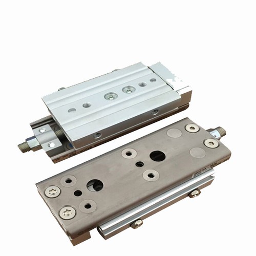 SMC MXQ12-75, diapositiva de diámetro de 12 mm, tipo de carrera de 75 mm: mesa deslizante de alta precisión - Imagen 2 de 5