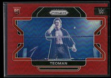 2022 Panini Prizm WWE Teoman #42 Red /299 (RC)