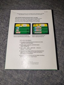 Las Vegas Poker and Blackjack Intellivision Game 1979 CIB! White Label! Tested!