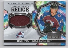 2020-21 Upper Deck Black Diamond Debut Relics Bowen Byram 161/399 Colorado