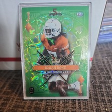 Wild 5 Card Draw Isaiah Bond Green Scope Prizm 1/3 Rookie Browns Texas non Auto 