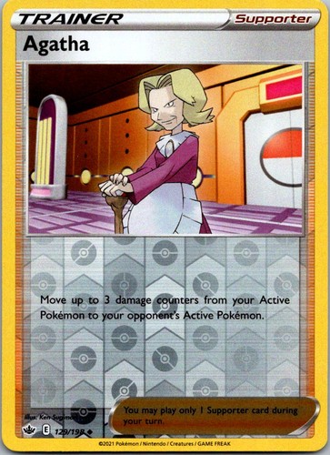 Agatha 129/198 Chilling Reign Reverse Holo