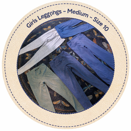 🌈 Girls Cozy Comfort Pants Bundle — Medium Sized, Soft Styles, Everyday Wear