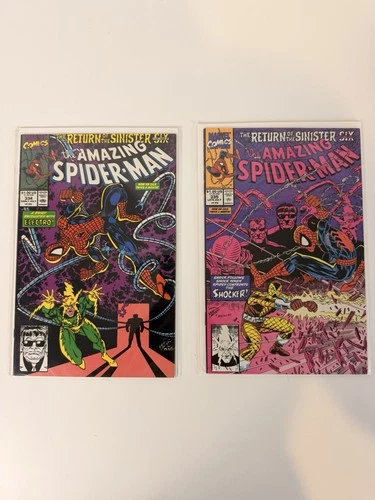 The Amazing Spider-Man, Vol 1 | Lot of 2 | #334, 335 | Marvel Comics