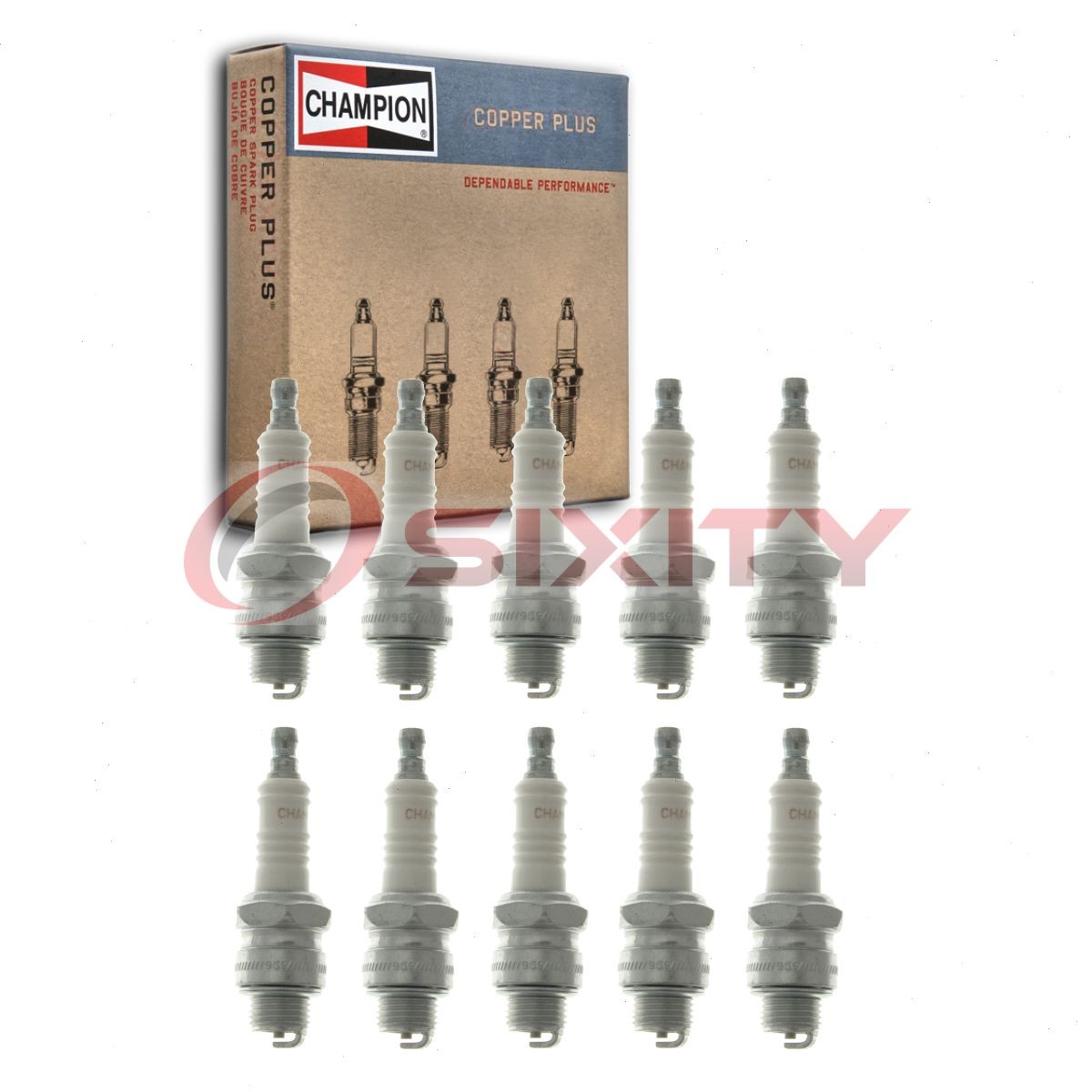 10 pc Champion Copper Plus 511 Spark Plugs for W9EC W9E W10E R46 J11C G6RC dz
