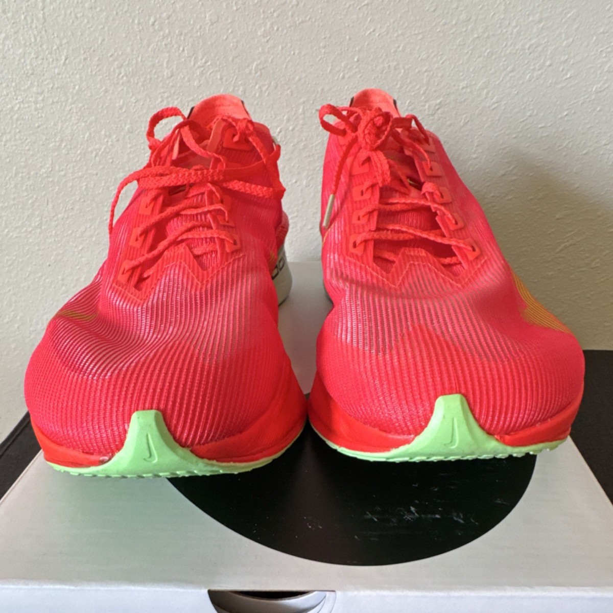 Nike Road Racing VF Flyplate Men's Red Running Shoes Next% 4 Size