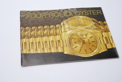 Rolex Booklet Your rolex oyster 579.52 Eng - 100 - 1.1995