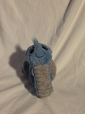 Jellycat Blue Wiggly Worm Retired Tagged