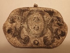 Vintage Richere beaded looking Purse Evening Hand Bag Clutch