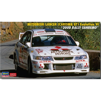 Mitsubishi Lancer Carisma Gt Evolution Vi Rally Sanremo 2000 Kit 1:24 Hasegawa K