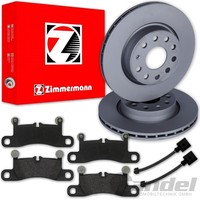 Zimmermann Bremsscheiben 330Mm + BelÄGe Hinten Passend FüR VW Touareg 7P