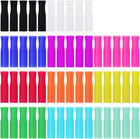 55Pcs Reusable Straws Tips, Silicone Straw Tips, Multi-Color Food Grade Straws T