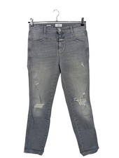CLOSED Boyfriendjeans Damen Jeans Gr. DE 40 hellgrau-grau Street-Fashion-Look