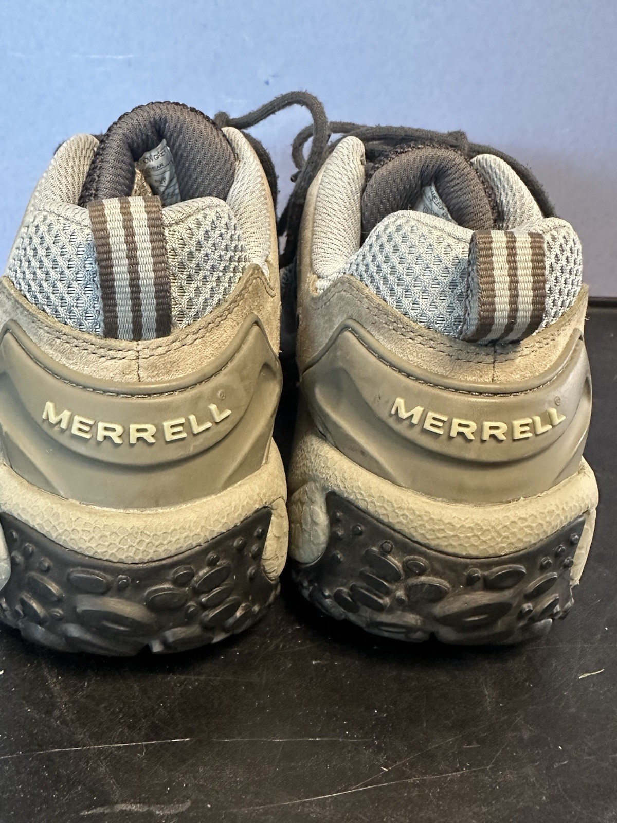 SAOLA Merrell Camaleonte Ventilatore Basso Grigio Scarpe da Escursionismo Suola Vibram Donna Taglia 10