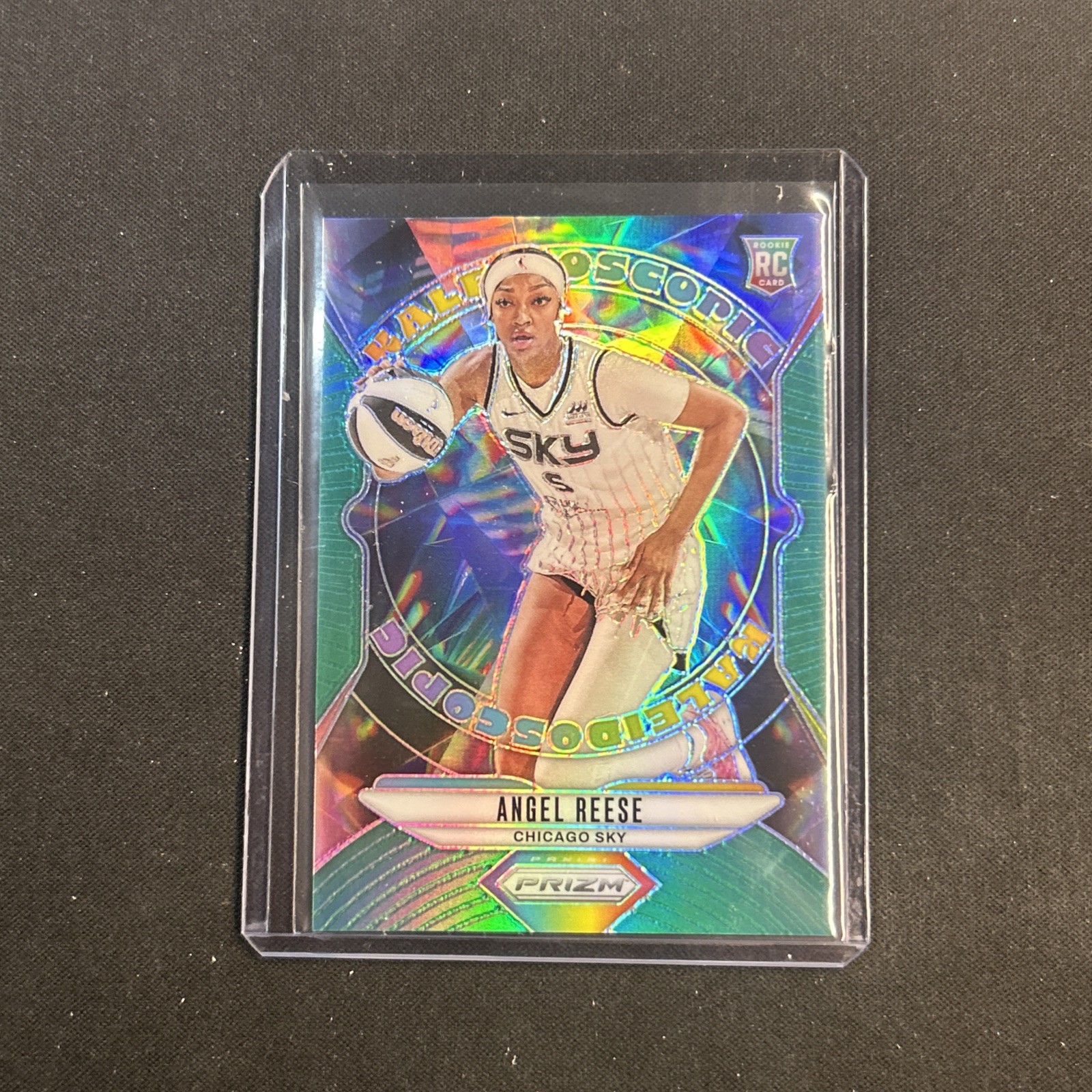 2024 PANINI PRIZM WNBA ANGEL REESE GREEN KALEIDOSCOPIC RC SSP SKY