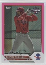 2023 Topps Pro Debut Fuchsia Foil 21/199 Gabriel Rincones #PD-134 16in