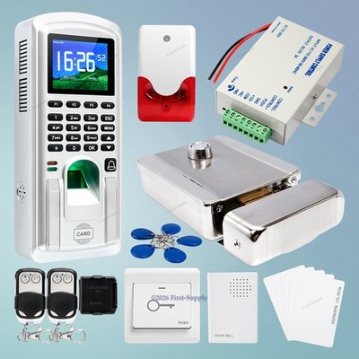 Fingerprint+ RFID Card Access Control System + Lock + 2 Remote Controls