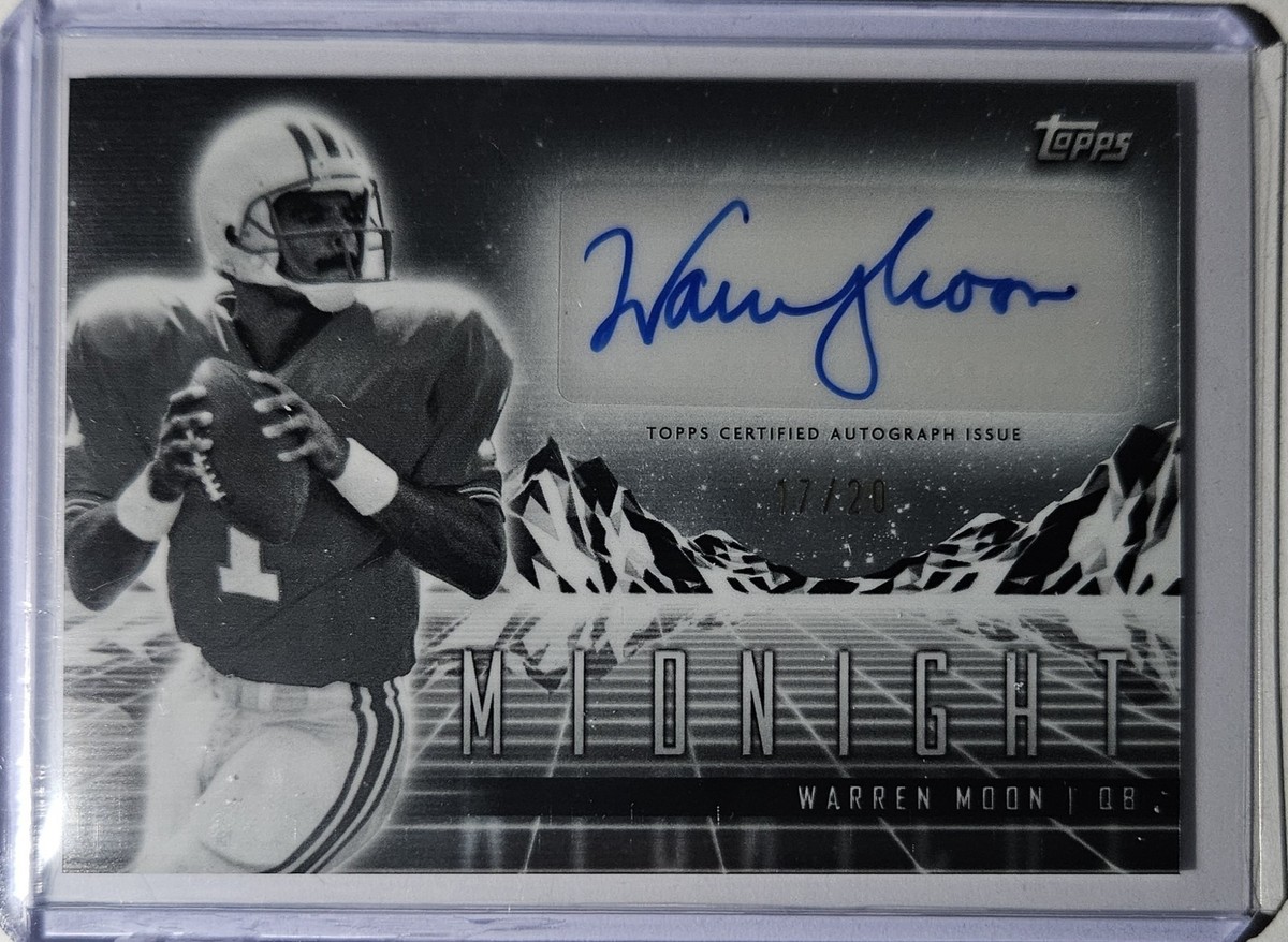 2024 Topps Midnight - Horizon Signatures Warren Moon #HZS-WM