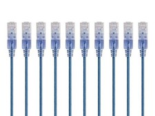New Monoprice 10-Pack 7ft SlimRun Snagless Ca...