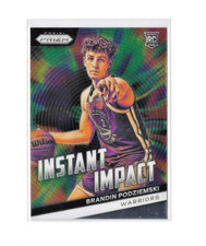 2023-24 PANINI PRIZM BASKETBALL BRANDIN PODZIEMSKI RC IMPACT INSERT/#25/WARRIORS