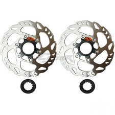 1/2Pcs Shimano 105/GRX/SLX SM-RT70 ICE TECH Center Lock Rotor 160mm w/Lockring