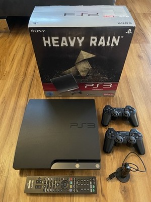 PS3 Slim 250GB | Heavy Rain Bundle | 2 Controller | 11 Spiele | Uncharted | FF13