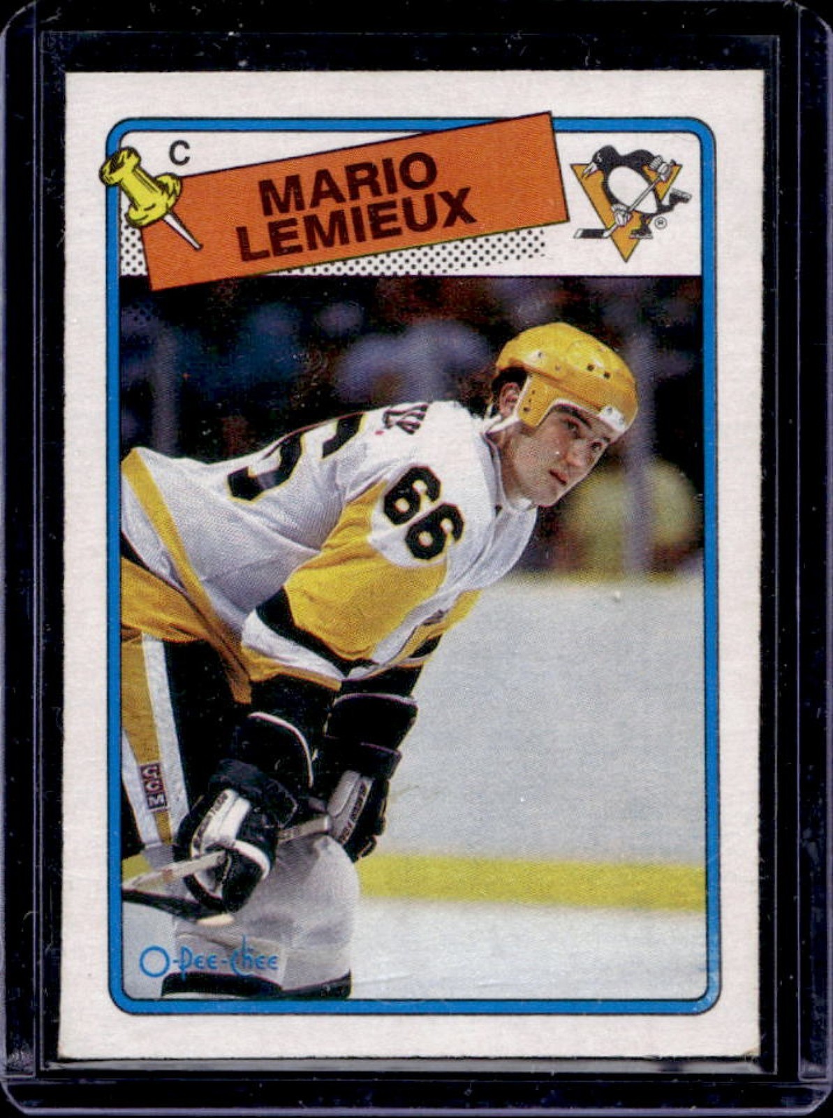 1988-89 O-Pee-Chee Mario Lemieux #1 Penguins
