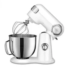 Cuisinart Precision Master 5.5 Quart Stand Mixer with Stainless Steel Bowl White