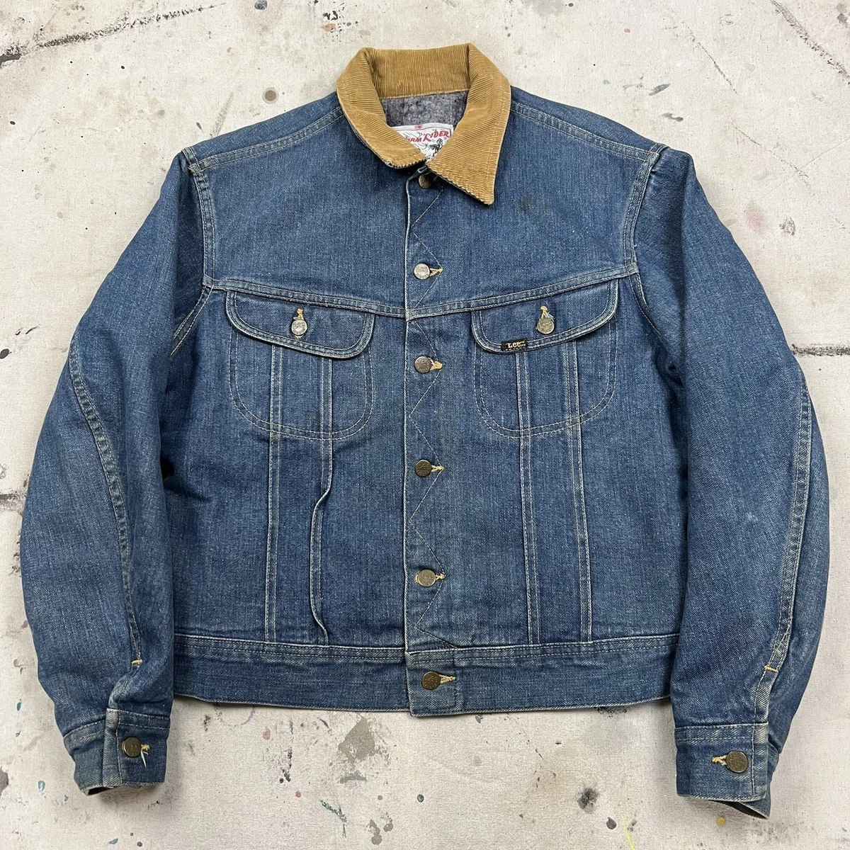 lee storm rider jean jacket products for sale | eBay