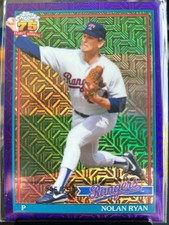 2026 Topps Series 1 Nolan Ryan Purple Mojo Refractor /250 #91C-14