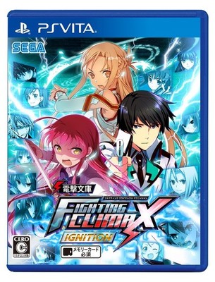 USED PS VITA Dengeki FIGHTING CLIMAX IGNITION PSV 21340 JAPAN IMPORT