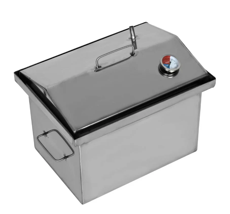 Hot Smokehouse Steel 2.0mm Smokki Smoking Box, Portable Outdoor BBQ Smoker Grill