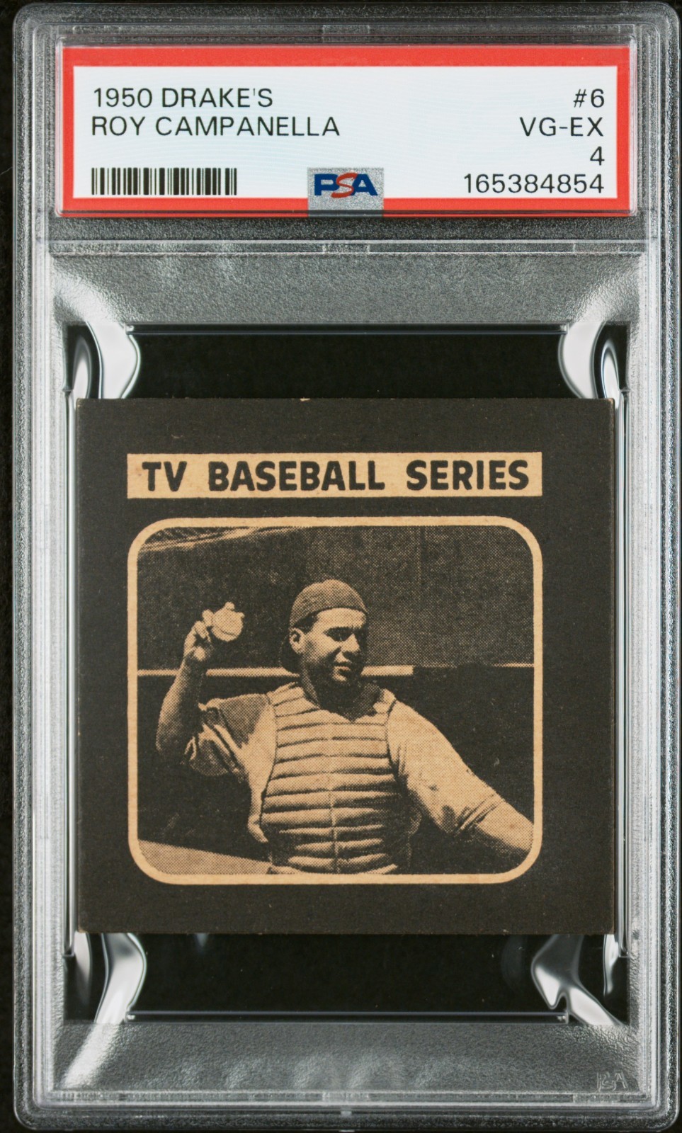 Roy Campanella #6 Baseball Cards 1950 Drake's trading card — raw and PSA graded price guide