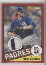 2020 Topps 1985 Baseball Relics Series 2 Red 25/25 Chris Paddack #85TR-CP a8r