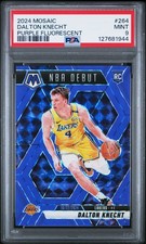 2024 PANINI MOSAIC PURPLE FLUORESCENT #264 DALTON KNECHT 237/249 PSA 9