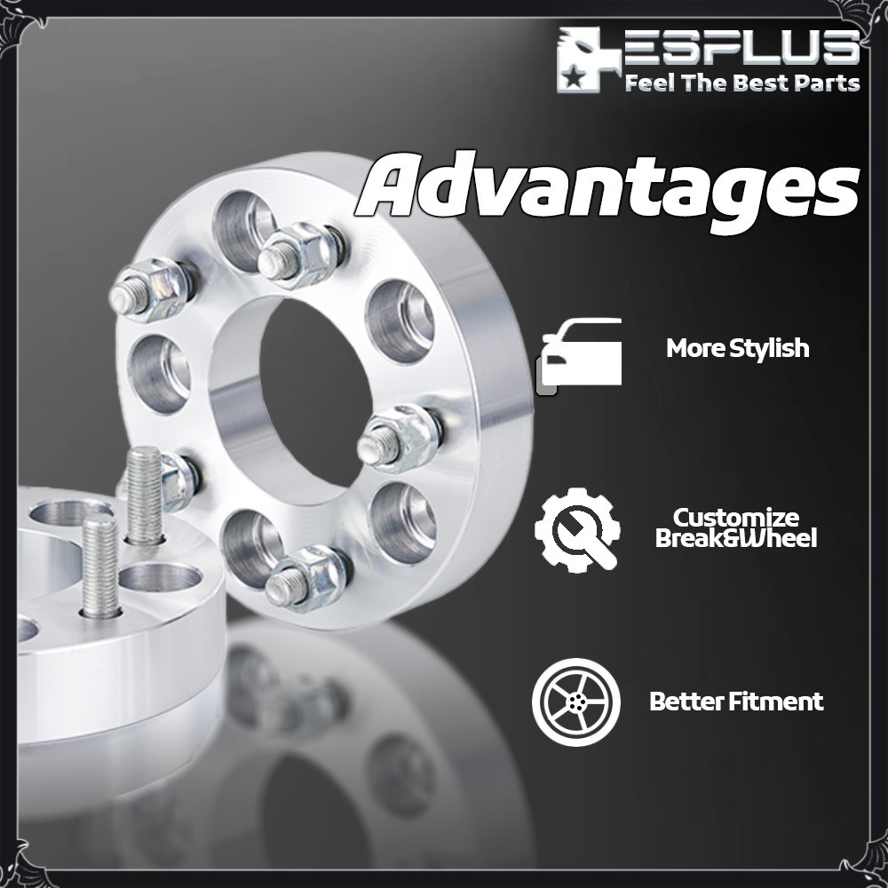 4 x 1.25" 5x4.75" Stock Wheel Adapter Spacer Fit Jaguar/Chevy/Aston Martin