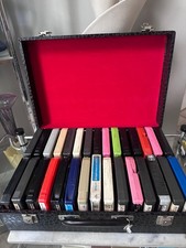 Vintage Mock Croc 8 Track Case Faux Leather 30 8 Track Tape Carrying Case