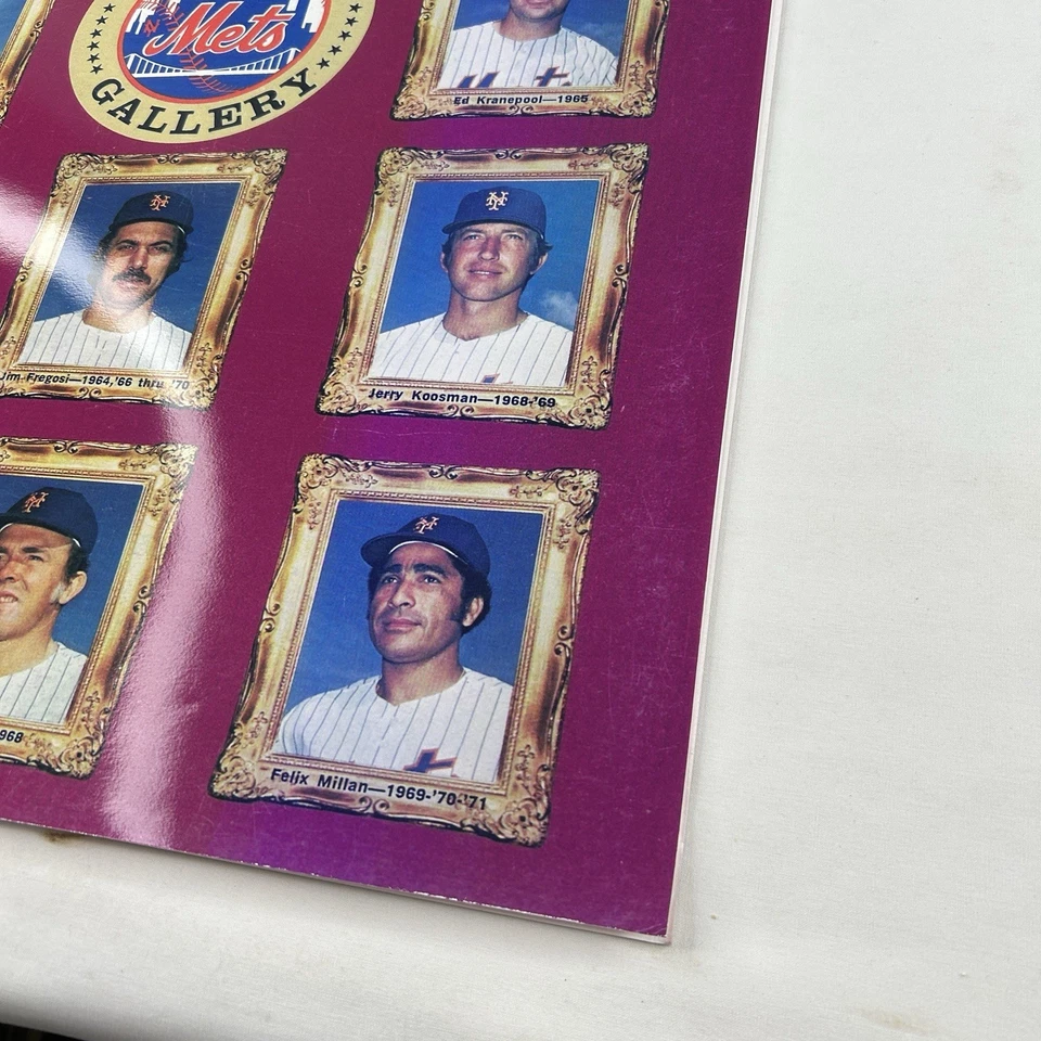 1973 New York Mets Yearbook Enlarged Photograph 16" x 20" Sports Memorabilia  - Image 4 of 4