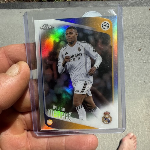 2025-26 Topps Chrome Uefa Club Competitions - Kylian Mbappe #112 Refractor