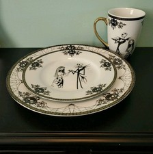 Disney Nightmare Before Christmas - Jack Skellington Sally 4 Place Settings