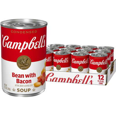 Campbell'S Bean with Bacon Soup, Packaging May Vary, 11.25 Oz, Pack of 12