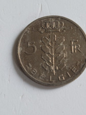 BELGIQUE PIECE de 5 Francs Ceres de 1960