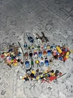 Lot of Vintage Playmobil Geobra Figures Animals Medieval Accessories 1974 1987