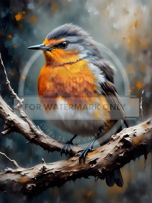 Bird's Evening Song #2 | A4 Rice Paper | Paper for Decoupage | Decoupage Central