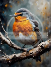 Bird's Evening Song #2 | A4 Rice Paper | Paper for Decoupage | Decoupage Central