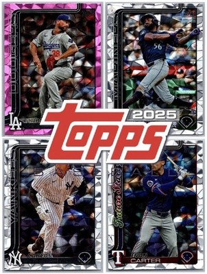 2025 Topps Series 1 & 2 Base Cards Diamante & PINK Parallels U-Pick Singles