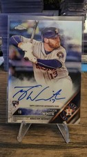 2016 Topps Chrome Tyler White /499 Rookie Auto White Refractor RC Astros 🔥🔥🔥
