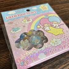 Little Twin Stars Kiki Lala Guarnizioni Cristallo 15pz Sanrio Nuovo con scatola Giapponese