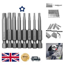 8-Piece Magnetic Torx Screwdriver Bit Set for Durable Repairs - Sizes T8 to T40